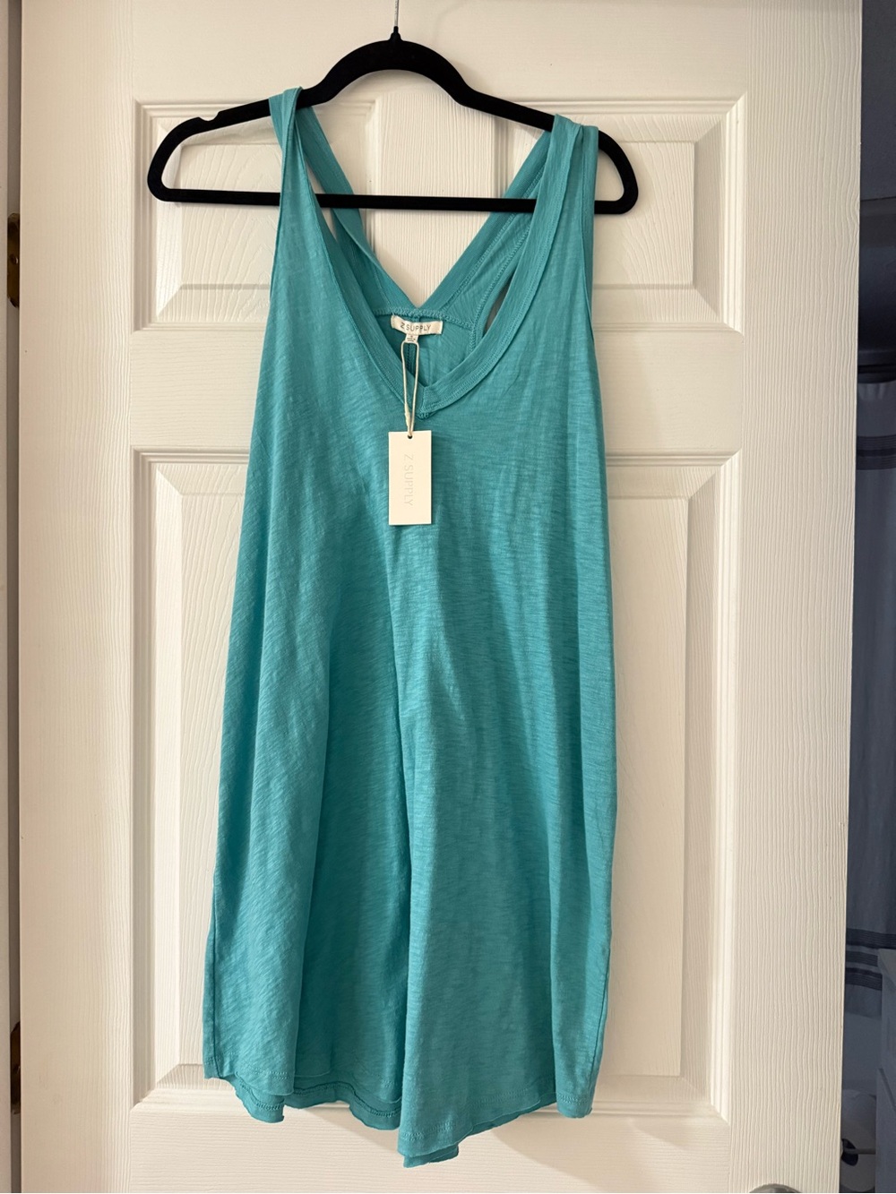 Z Supply Turquoise Sleeveless V-Neck Tank Dress Z Supply